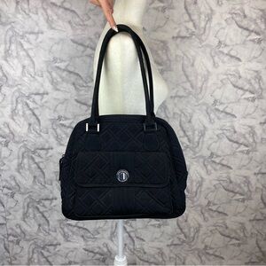 Vera Bradley Black Quilted Shoulder Bag